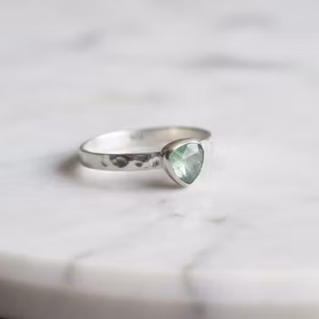 Turkosa Turmalin ring silver