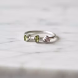 Ädelstens ring Peridot