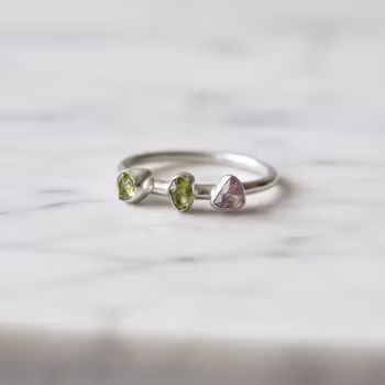 Ädelstens ring Peridot