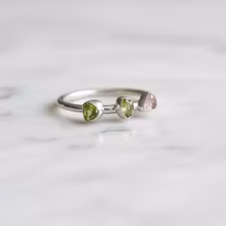 Ädelstens ring Peridot