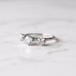 Trestensring 925 silver