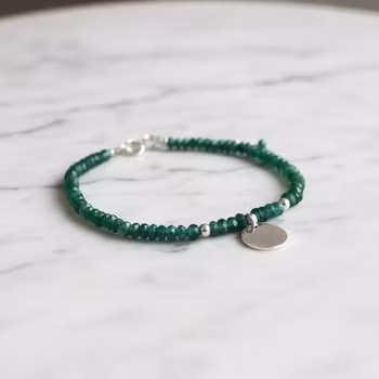 Aventurin armband silver