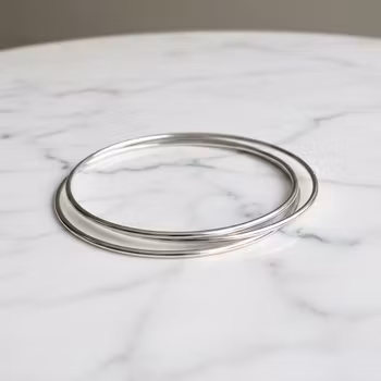 Flerpack bangle armband silver