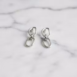 Kedjeörhängen silver