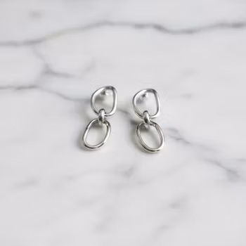 Kedjeörhängen silver