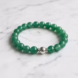 Grönt Jade armband herr