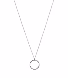 Halsband cirkel silver
