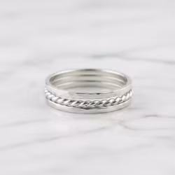 Silverringar flerpack