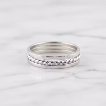 Silverringar flerpack