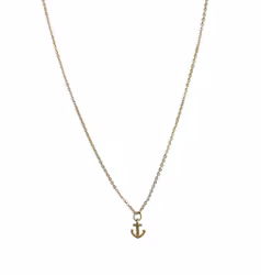 Halsband med kedja och ankare