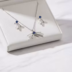 Silversmycken set