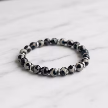 Armband Dzi stenar herr