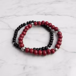 Träarmband set herr