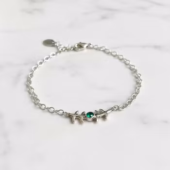 Silverarmband med gren