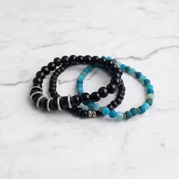 Armband set pärlor herr