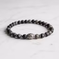 Armband med döskalle herr