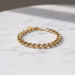 Kedjearmband pansarlänk herr