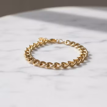 Kedjearmband pansarlänk herr