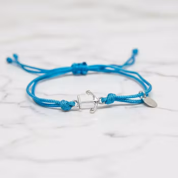 Armband med ankare herr