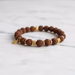 Rudraksha frö armband herr