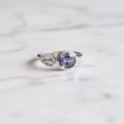 Tanzanit ring silver