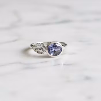 Tanzanit ring silver