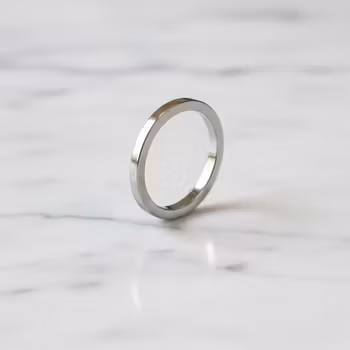 Ring i silver rak modell