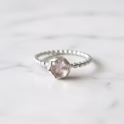 Silverring Morganit