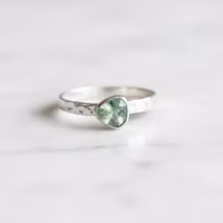 Turkosa Turmalin ring silver