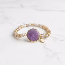Armband agat stenar