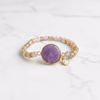 Armband agat stenar