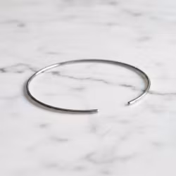 Öppet armband i silver herr