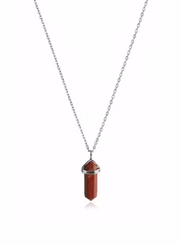 Halsband halvädelsten Bullet