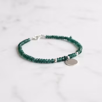 Aventurin armband silver