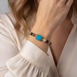 Armband mixade agatstenar