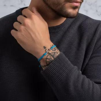 Armband med ankare herr