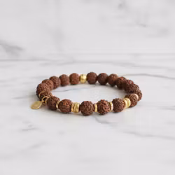 Rudraksha frö armband herr