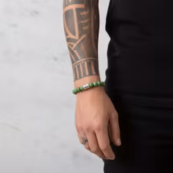 Äppelgrönt armband herr