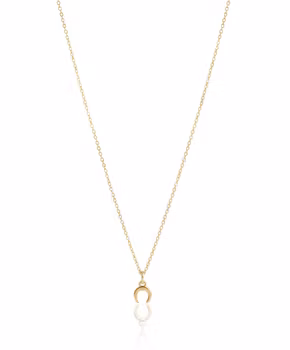 Hästsko halsband guldpläterat