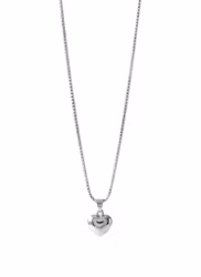 Silverhalsband hjärta