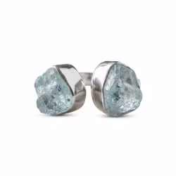 Rå akvamarin ring silver