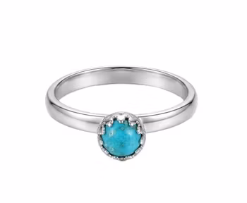 Nätt Turkos ring silver