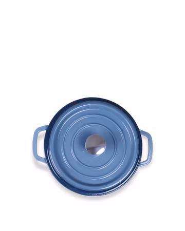 Gjutjärnsgryta - Stenblå