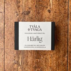 Härlig, skrubbtvål med kardemumma