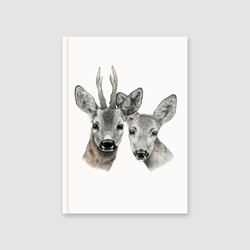Anteckningsbok Gustav & Veronica – Rådjur