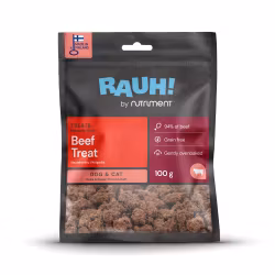 RAUH! Beef Treat till hund och katt, 100 g