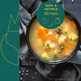 🥣🧀 SOPP- & OSTHELG – 20 mars 🧀🥣
