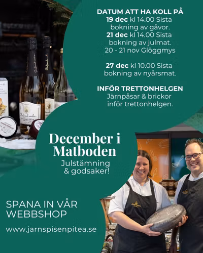 🎄 Vinterns mysigaste stunder i Matboden!
