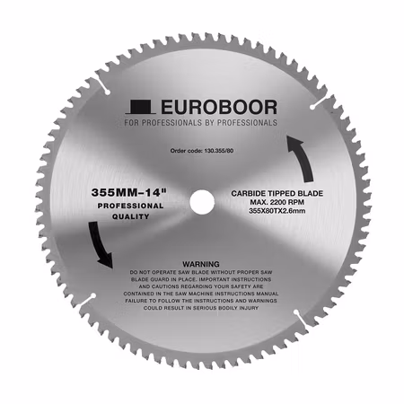 EUROBOOR Sågklinga HM  Ø355x25,4mm 80T