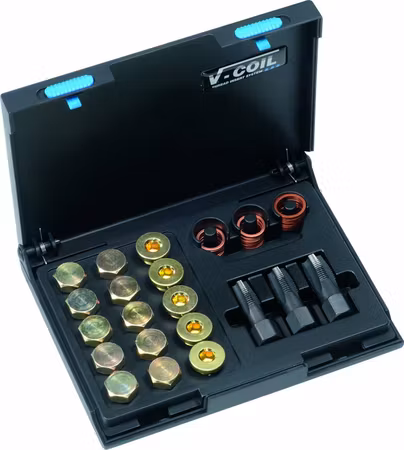 V-COIL-Set OS 22 Retainer Rings OS made of Copper (CU) and Aluminium M 13x1.5 / M15x1.5 / M17x1.5 /